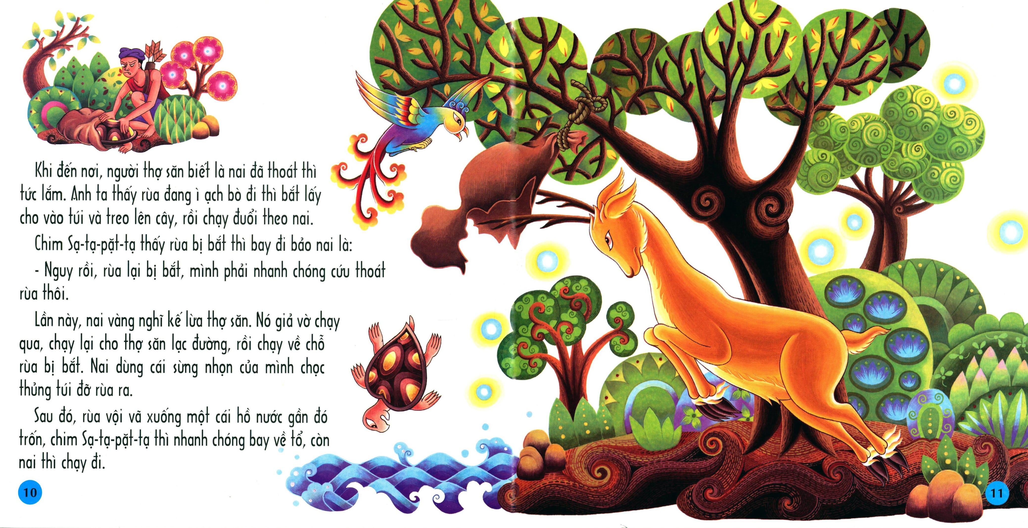 Ba người bạn thân - Truyện cổ Phật giáo Thái Lan