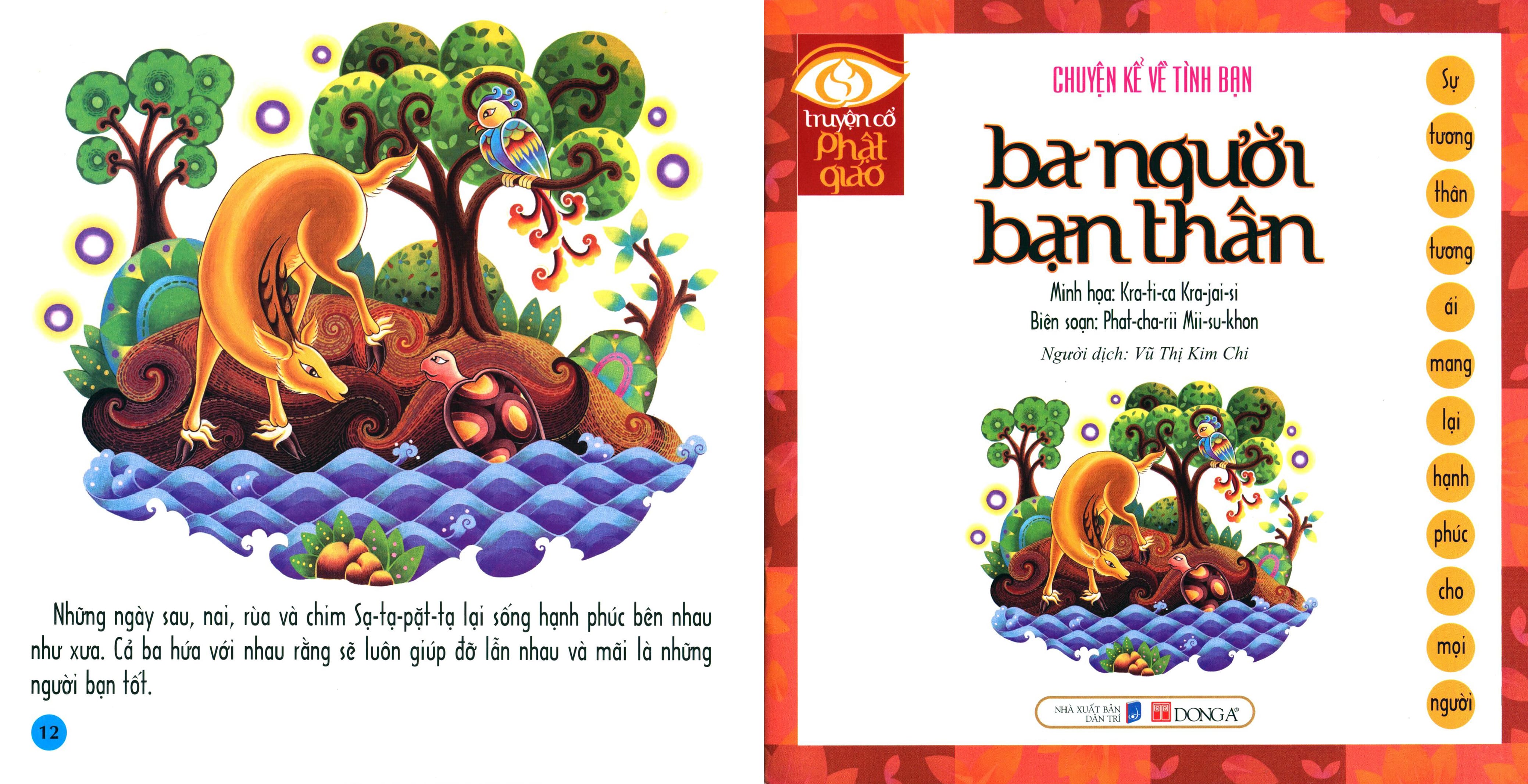 Ba người bạn thân - Truyện cổ Phật giáo Thái Lan