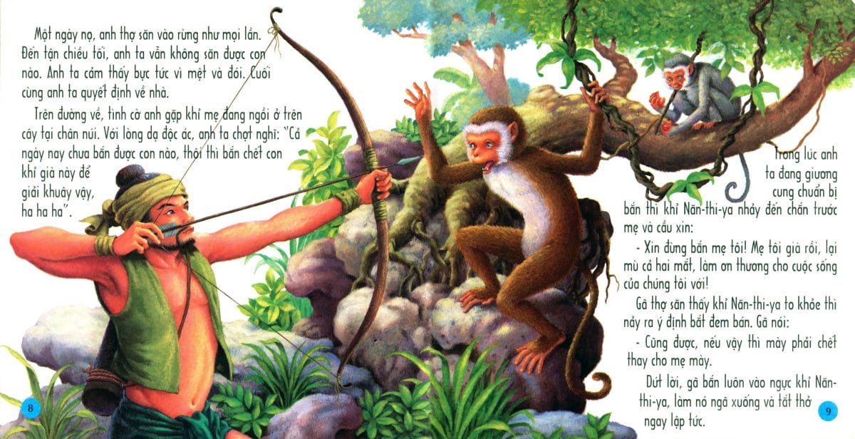 Hai anh em nhà khỉ - Truyện cổ Phật giáo Thái Lan