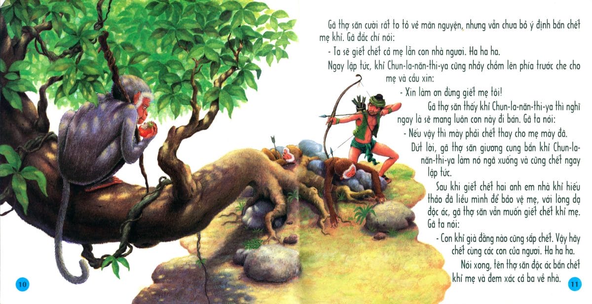 Hai anh em nhà khỉ - Truyện cổ Phật giáo Thái Lan