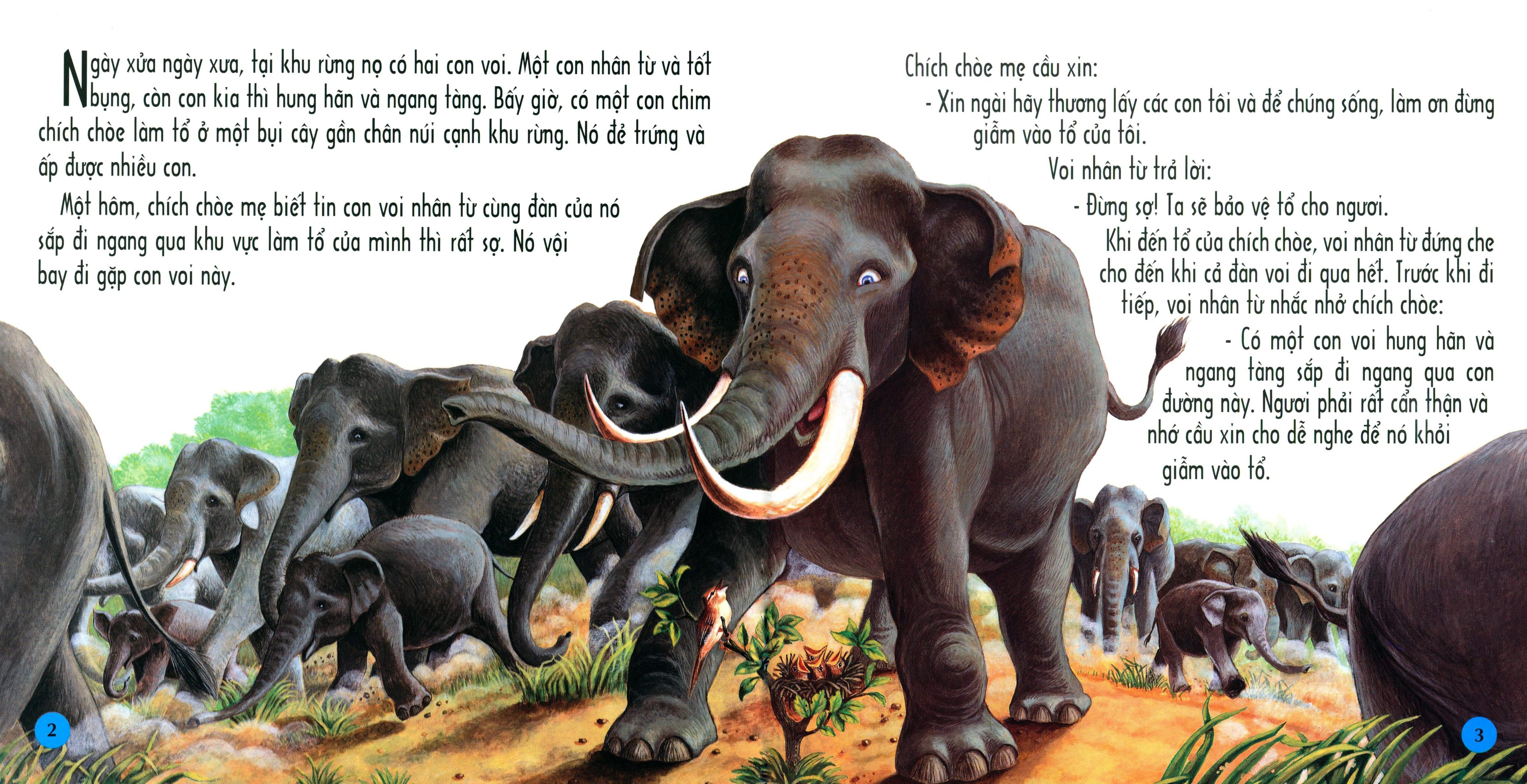 Con voi hung hãn - Truyện cổ Phật giáo Thái Lan