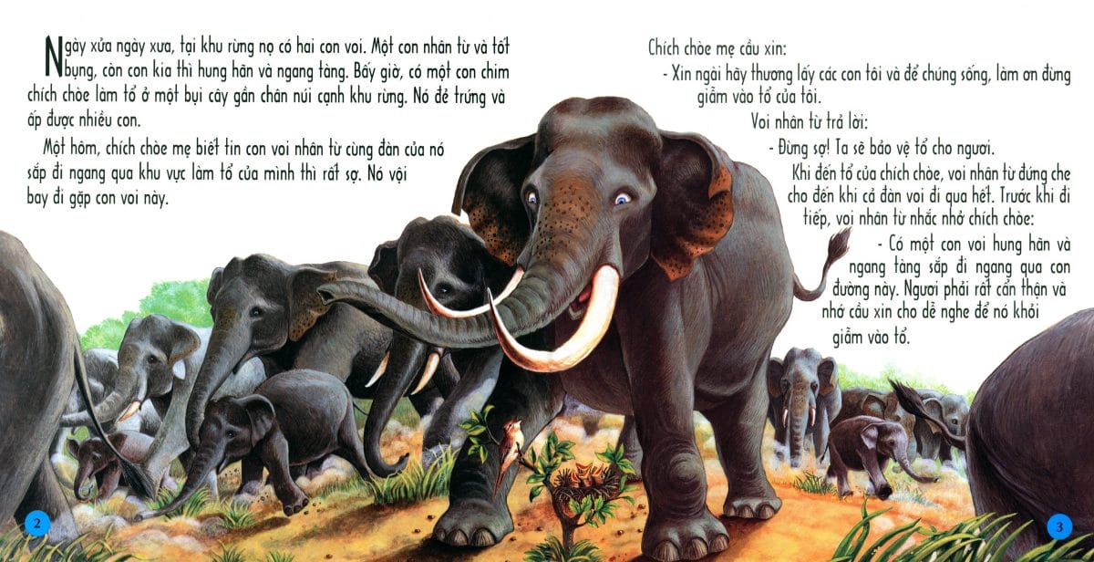 Con voi hung hãn - Truyện cổ Phật giáo Thái Lan