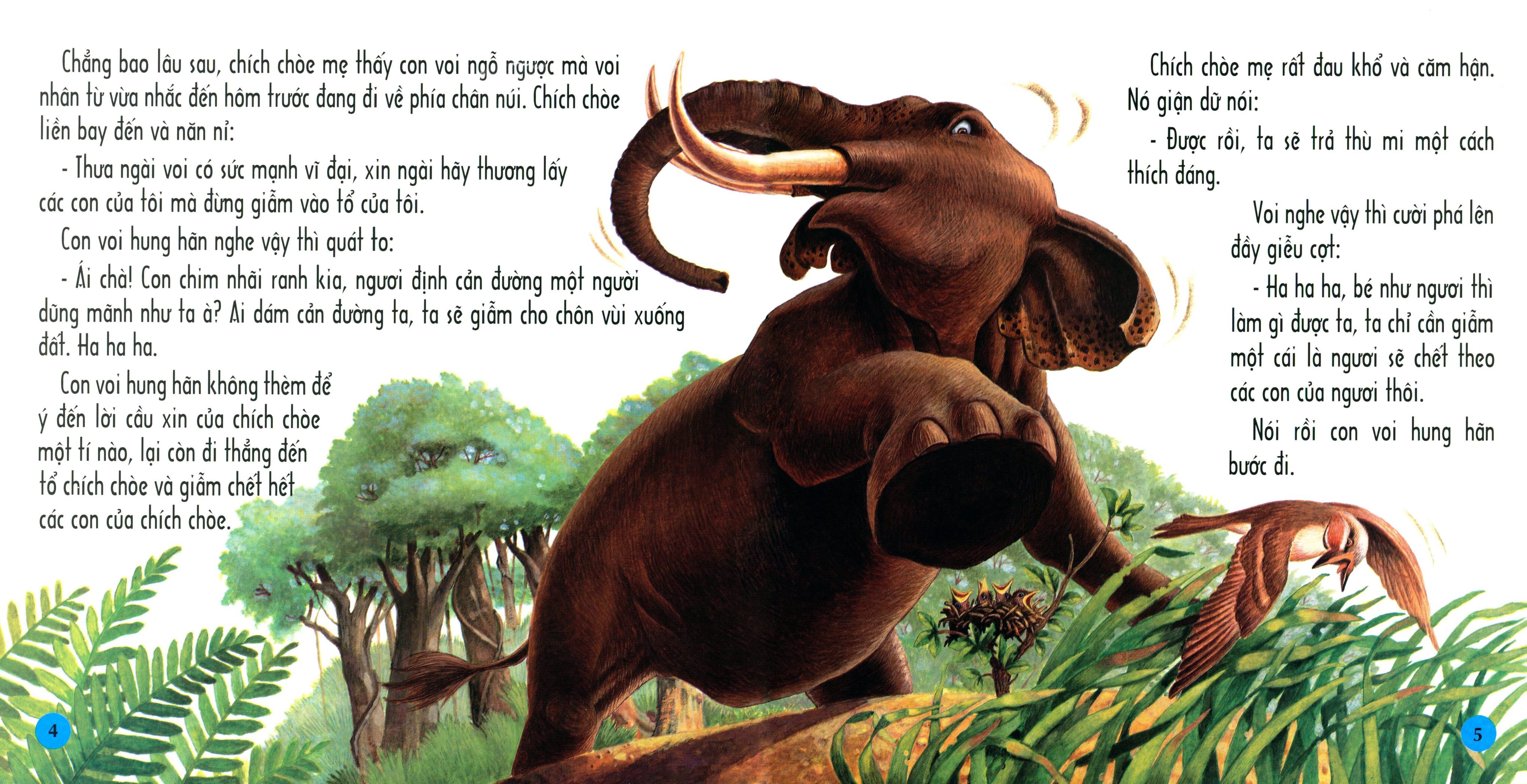 Con voi hung hãn - Truyện cổ Phật giáo Thái Lan