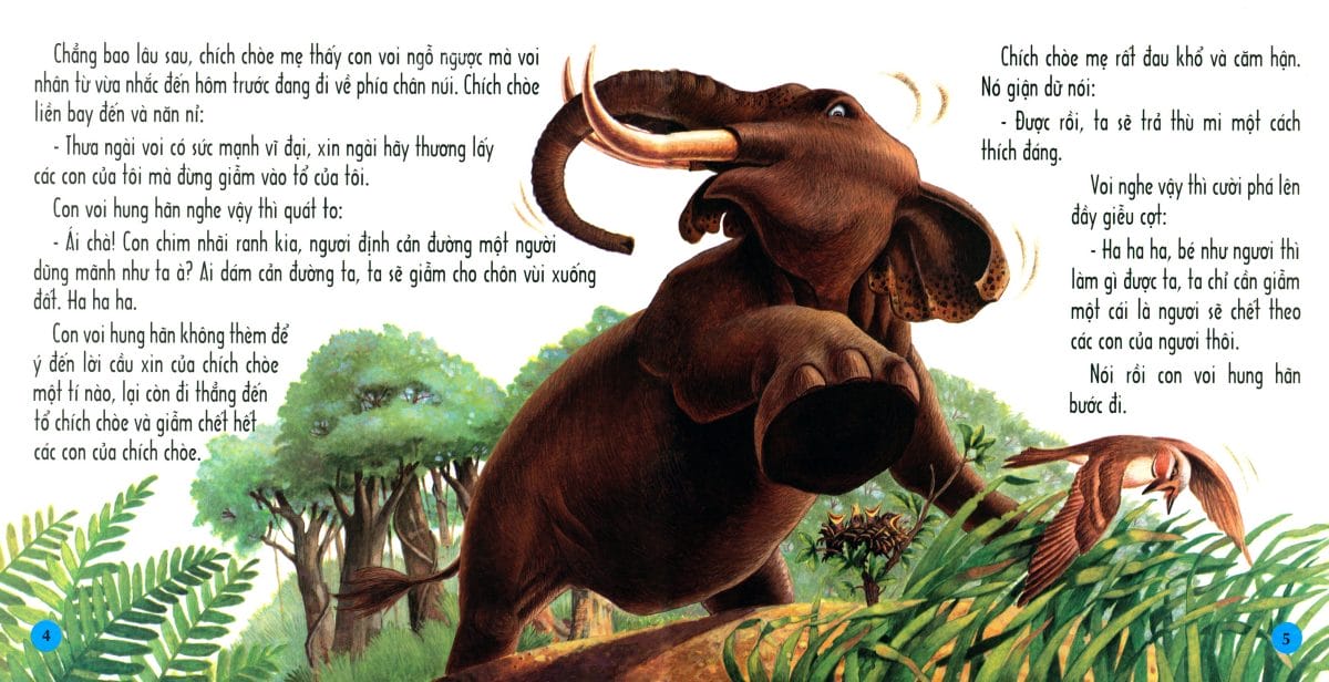 Con voi hung hãn - Truyện cổ Phật giáo Thái Lan