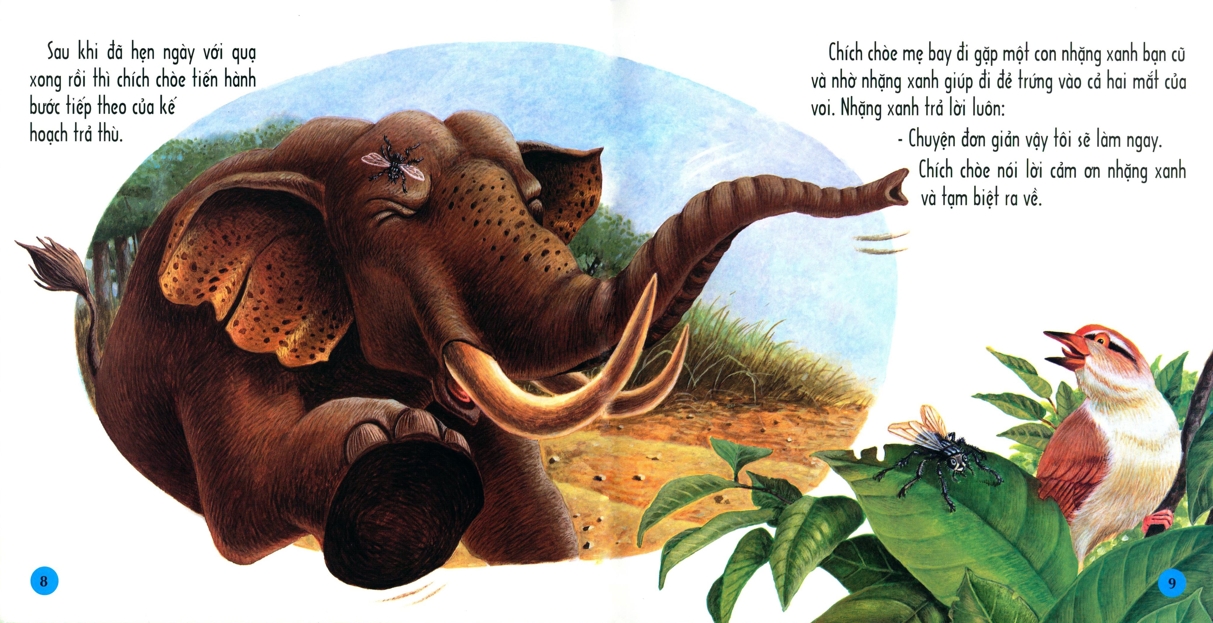 Con voi hung hãn - Truyện cổ Phật giáo Thái Lan