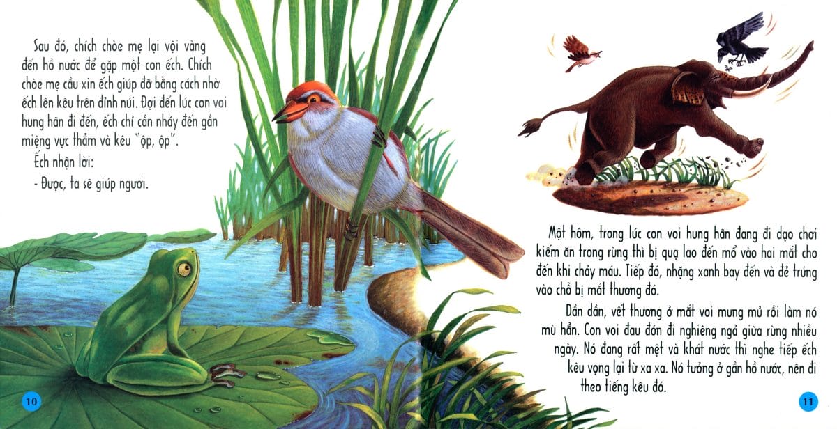 Con voi hung hãn - Truyện cổ Phật giáo Thái Lan