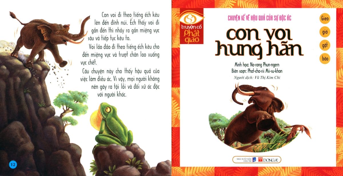 Con voi hung hãn - Truyện cổ Phật giáo Thái Lan