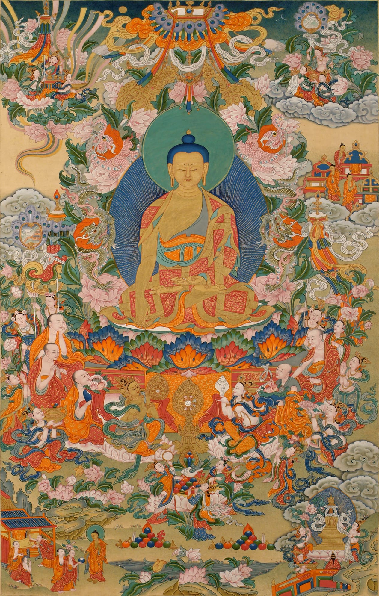 The Life of the Buddha - Tibetan - Becoming fully enlightened